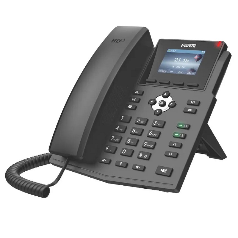 Foto do Produto FANVIL TELEFONE X3SP IP 2 LINHAS SIP POE LCD COLOR