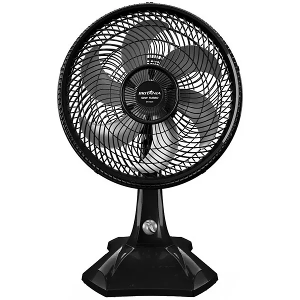 Foto do Produto Ventilador Britânia Turbo BVT301 6 Pás 60 watts 220V ~ 60Hz - Preto