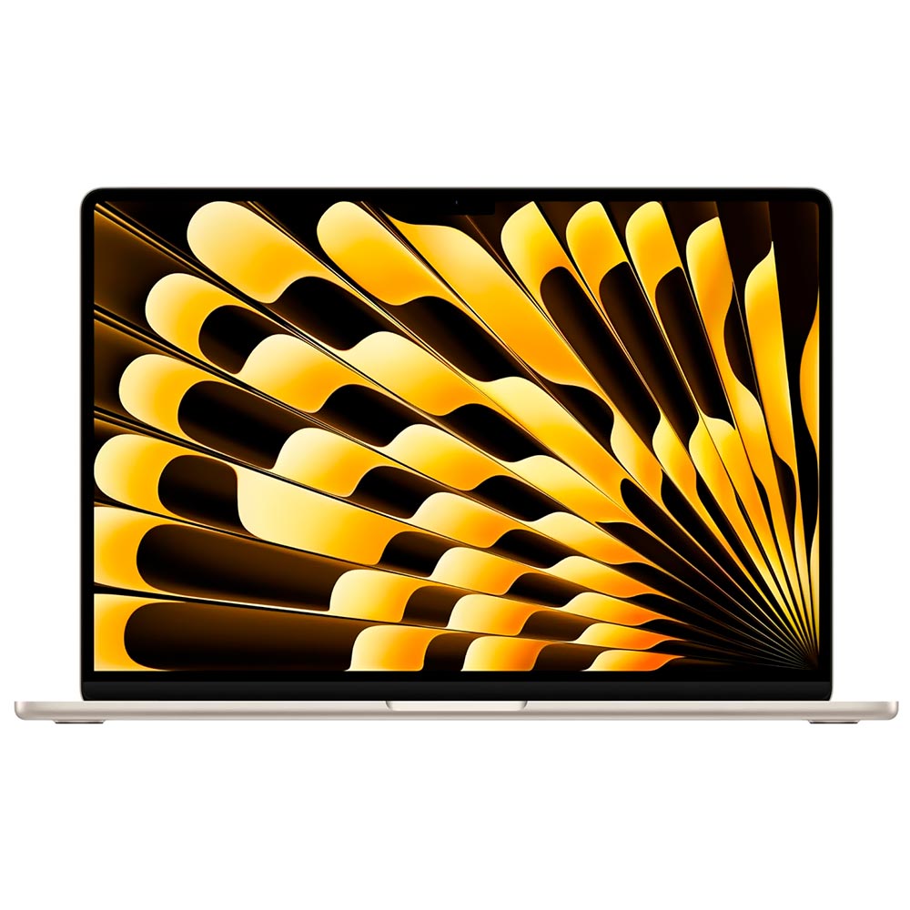 Foto do Produto Apple MacBook Air MXCU3LL/A A3113 M3 Octa Core Tela Retina 13.6" / 16GB de RAM / 512GB SSD - Starlight (2024)