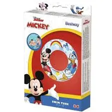 Foto do Produto BESTWAY FLOTADOR SALVAVIDAS ANILLO DISNEY MICKEY INFLABLE 56CM