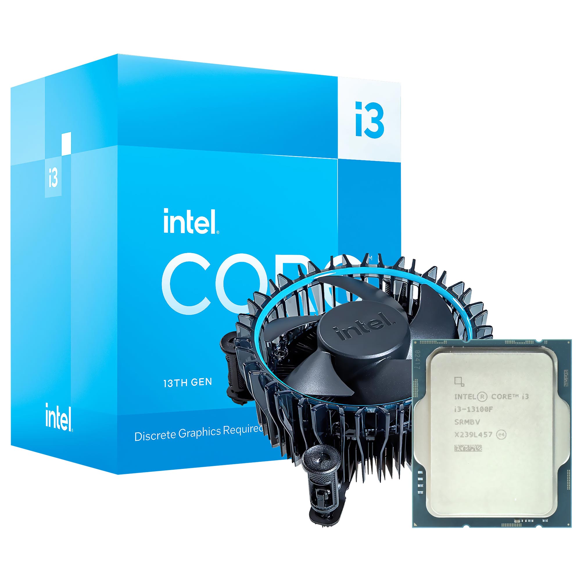 Foto do Produto Processador Intel Core i3 13100F Socket LGA 1700 / 3.4GHz / 12MB