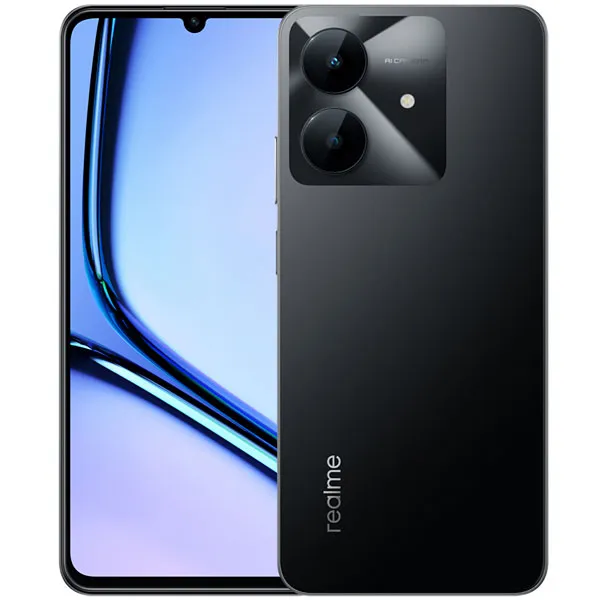 Foto do Produto Celular realme Note 60X RMX3938 Dual SIM de 64GB/3GB RAM de 6.7" 8MP/5MP - Marble Black (Anatel)