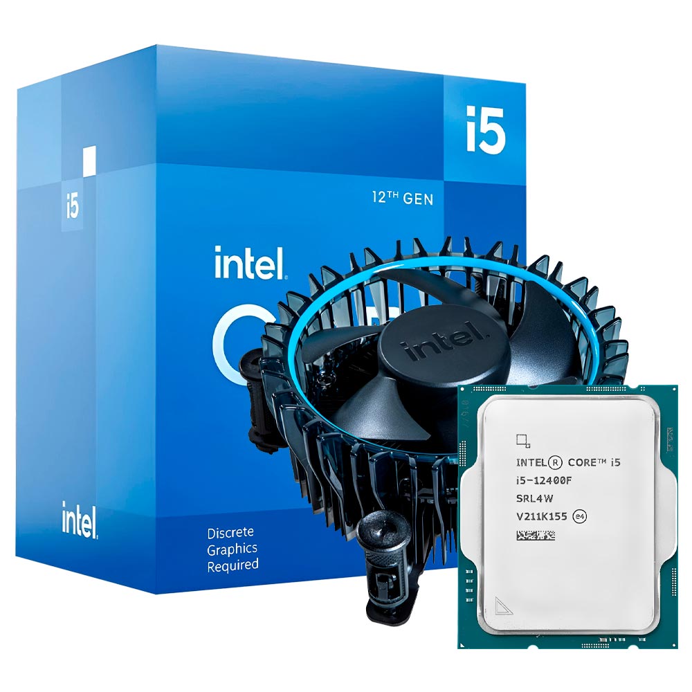 Foto do Produto Processador Intel Core i5 12400F Socket LGA 1700 / 2.50GHz / 18MB