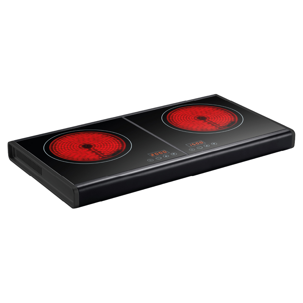 Foto do Produto Fogão Elétrico ElectroBras Smart Cook II EBVC-12D - 1800W - 2 Bocas - Infravermelho - 110V - Preto