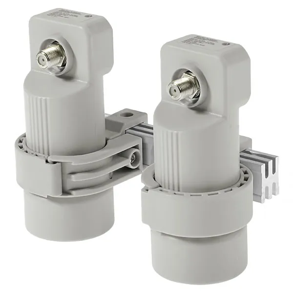 Foto do Produto LNB Alphasat ALN600 com 2 Saídas - Cinza