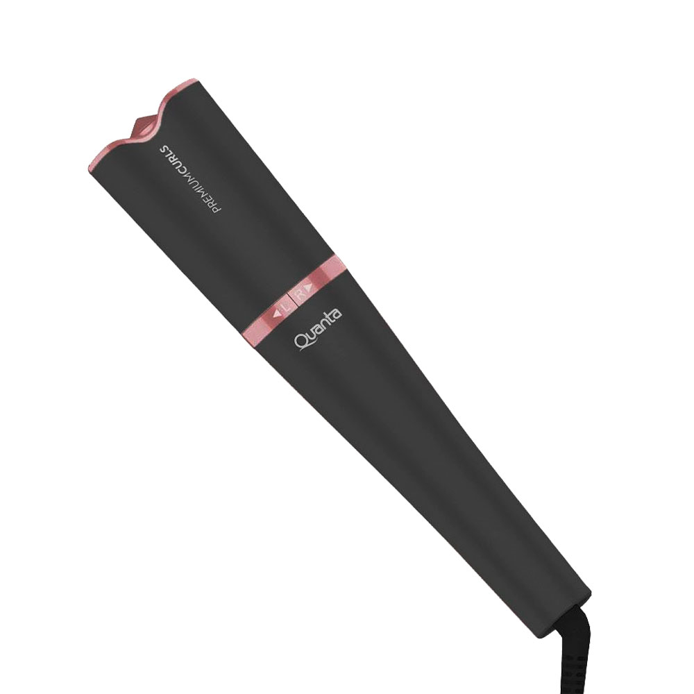 Foto do Produto Modelador de Cachos Quanta QTCA100 - 30W - 210°C - Cerâmica - BiVolt - Preto e Rosa