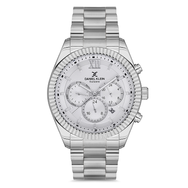 Foto do Produto Relogio Analógico Masculino Daniel Klein DK.1.12769-1 Exclusive Gents / Pulseira de Aço Inoxidável - Prata