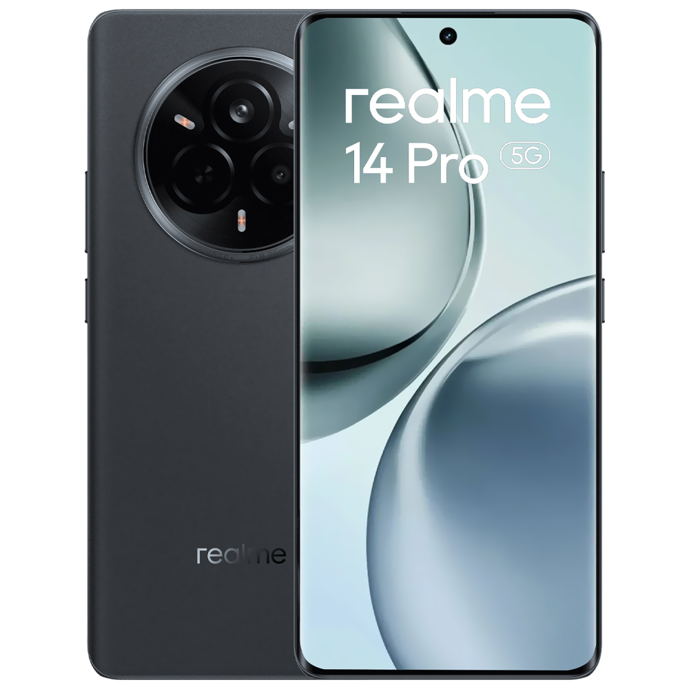 Foto do Produto Smartphone realme 14 Pro RMX5056(BR) Dual SIM 12GB+256GB 6.77?- Suede Grey 631011004875