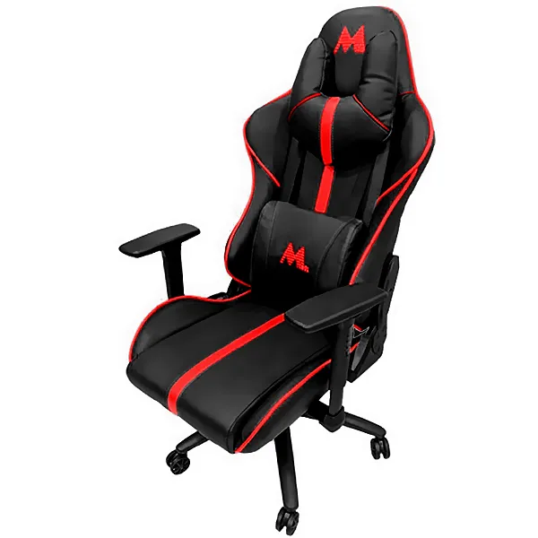 Foto do Produto Cadeira Gaming Mtek MK02 - Preta/Vermelha