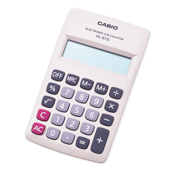 Foto do Produto Calculadora Compacta Casio HL-815L - Branco
