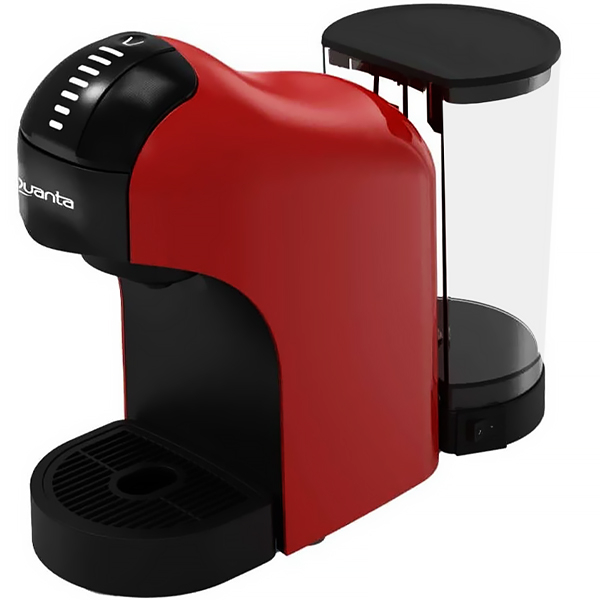 Foto do Produto Cafeteira Quanta Pure Flavour 3 em 1 QTCMC50 / Multi Capsulas / 127V ~ 60Hz - Vermelho/Preto