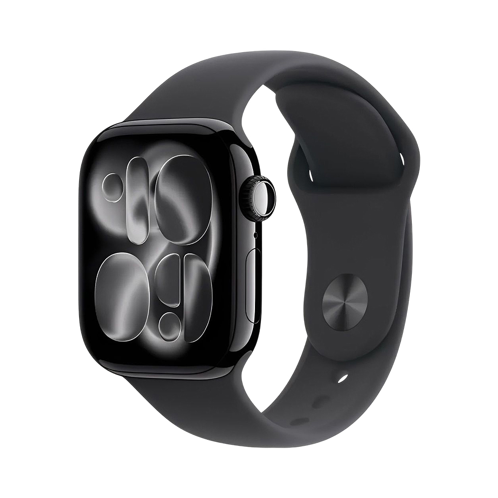 Foto do Produto SMARTWATCH APPLE WATCH SERIES 11 A3331 MEQU4LW/A 42MM M/L GPS JET BLACK ALUMINUM/BLACK SPORT BAND