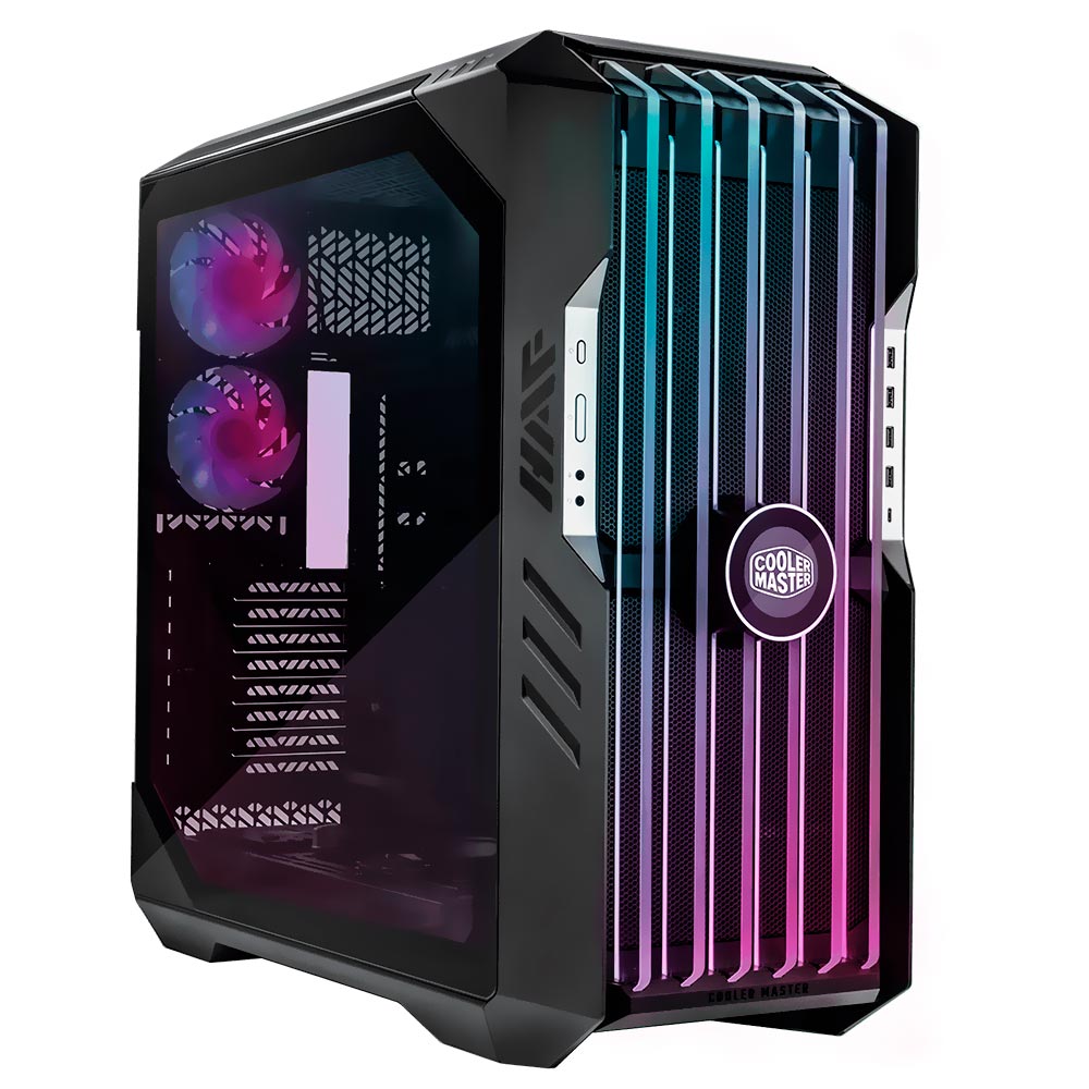 Foto do Produto Gabinete Gamer Cooler Master HAF 700 Evo Full Tower / 3 Cooler / ARGB - Preto (H700E-IGNN-S00)