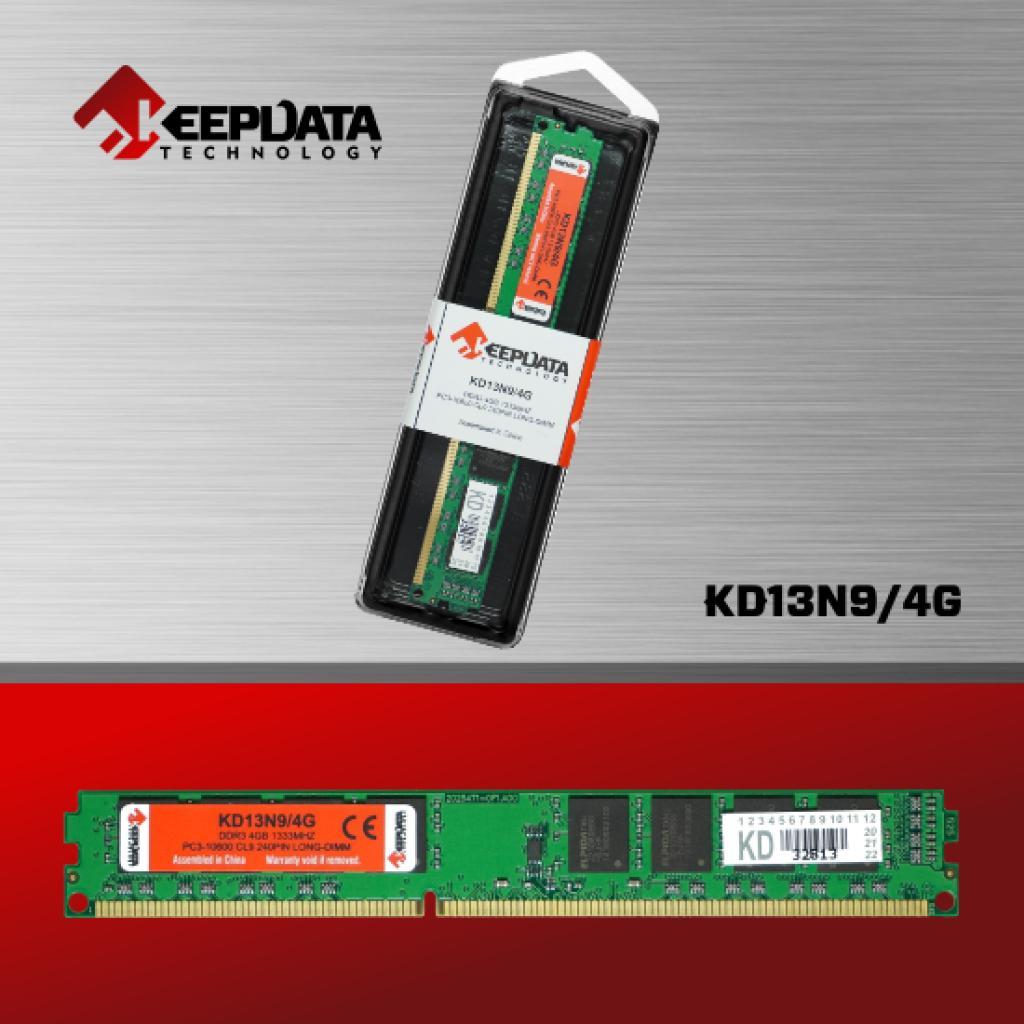 Foto do Produto Memória DDR3 4GB 1333MHz Keepdata KD13N9/4G