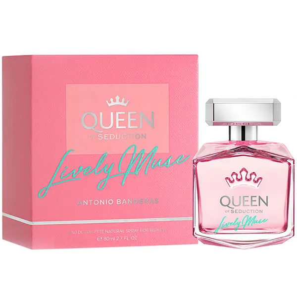 Foto do Produto Perfume Feminino Antonio Banderas Queen of Seduction Lively Muse EDT 80 ml