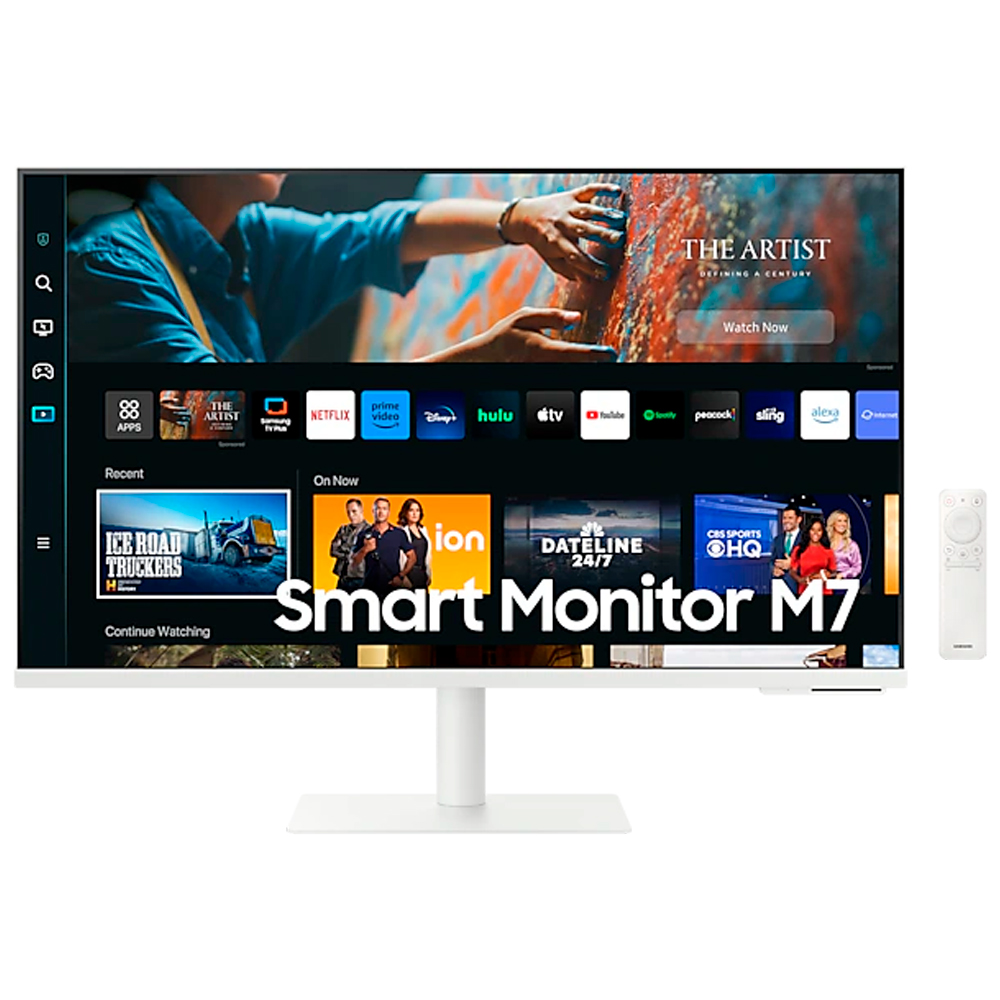 Foto do Produto Monitor Samsung M7 27'' 4K Smart 4MS Alexa Dex Wi-Fi 5 Bluetooth 1-HDMI - LS27CM701UNXZA