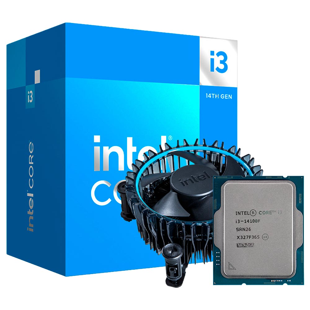 Foto do Produto Processador Intel Core i3 14100F Socket LGA 1700 / 3.5GHz / 12MB