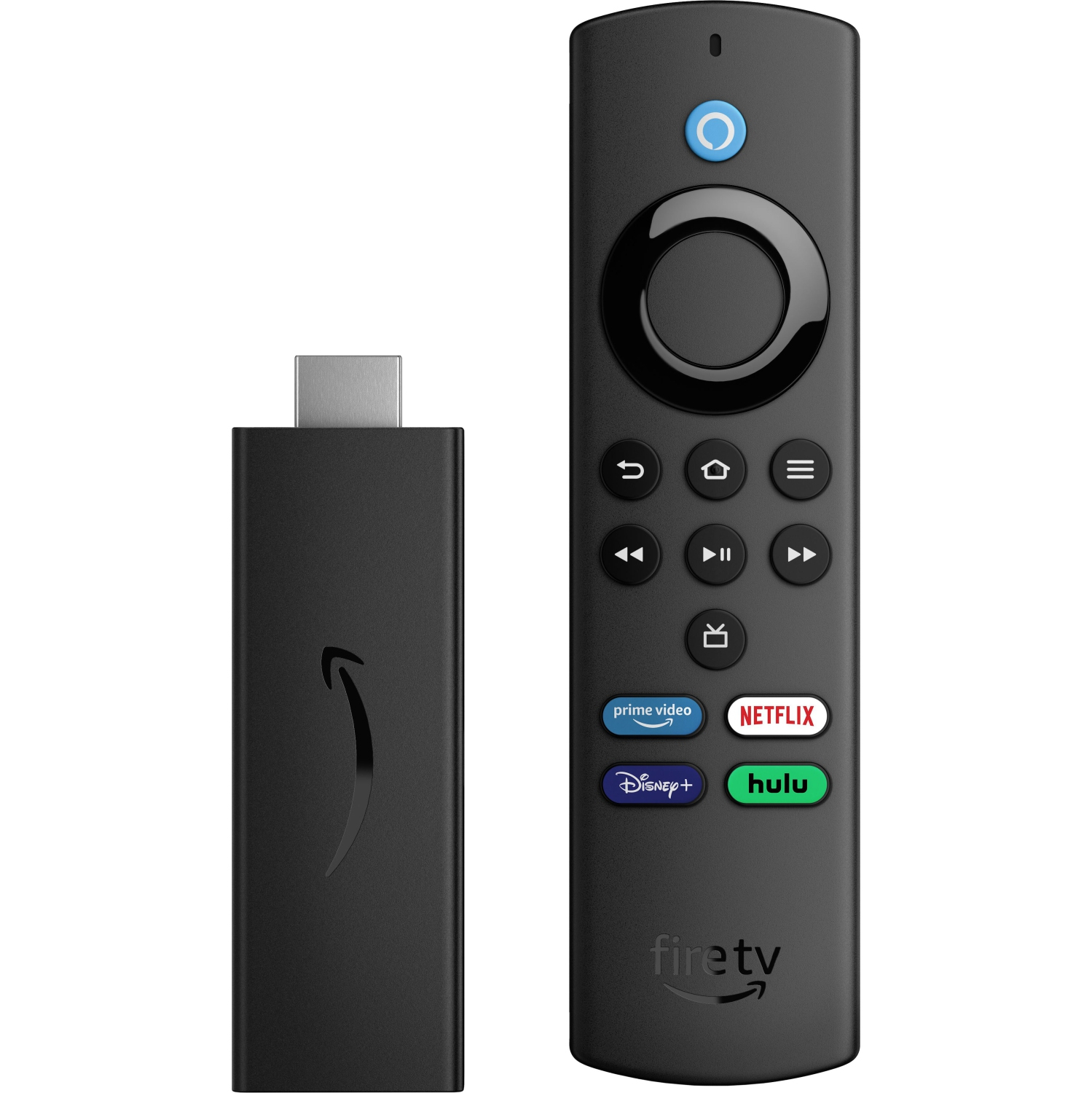 Foto do Produto Adaptador Multimídia Amazon Fire TV Stick Lite - Full HD - WiFi/Bluetooth - 2ª Geração - Preto