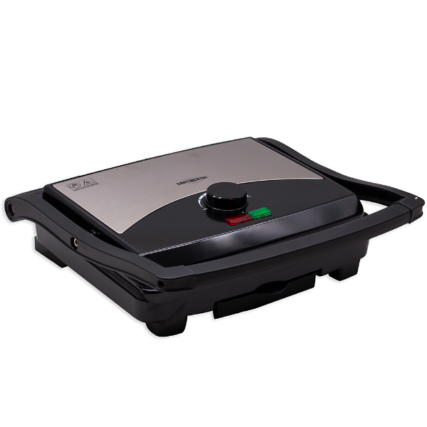 Foto do Produto Sanduicheira Grill Premiun Aço Inoxidavel Continental KJ-210A / 220V / 2000W - Preto/Prata