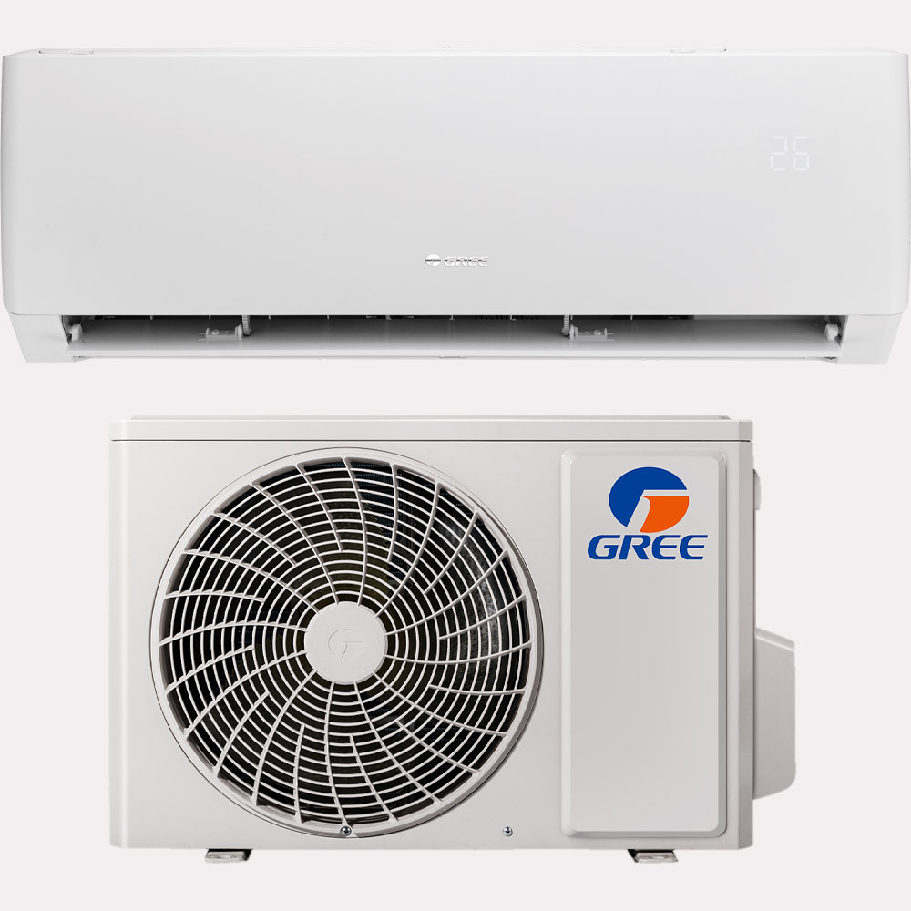 Foto do Produto Ar Condicionado Mini Split Gree 12.000 BTUs R410A 220V 50Hz PY - GWH12AGBXA-K3NNA1A/O - GWH12AGBXA-K3NNA2A/I