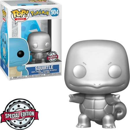 Foto do Produto FUNKO POP POKEMON S8 SQUIRTLE SILVER 504