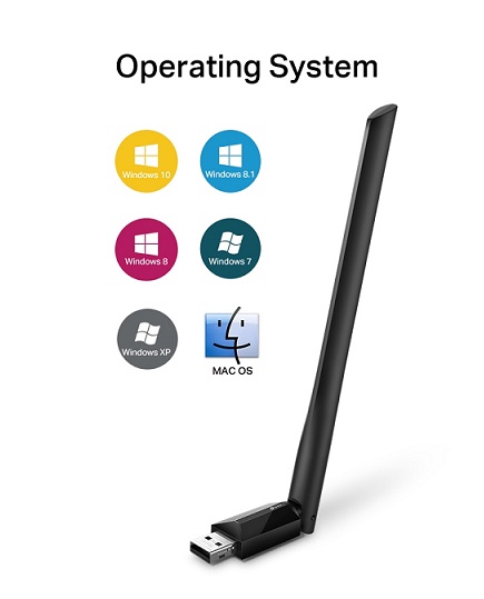 Foto do Produto TP-LINK WIFI AC ARCHER T2U PLUS AC600 DUAL BAND USB