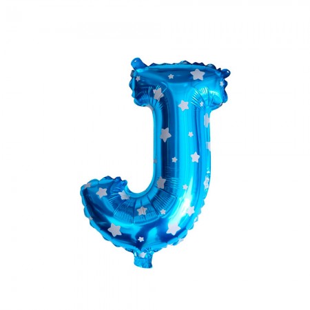 Foto do Produto Balao Letra J Azul 16 Polegadas