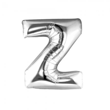 Foto do Produto Balao Letra Z Prata 16 Polegadas