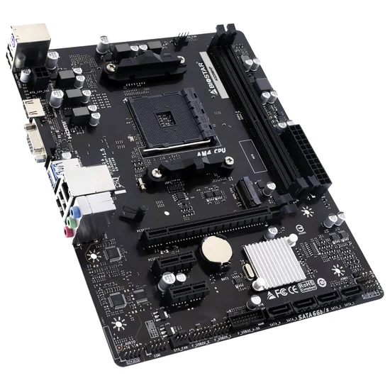 Foto do Produto Placa Mãe Biostar A520MHP AMD Soquete AM4
