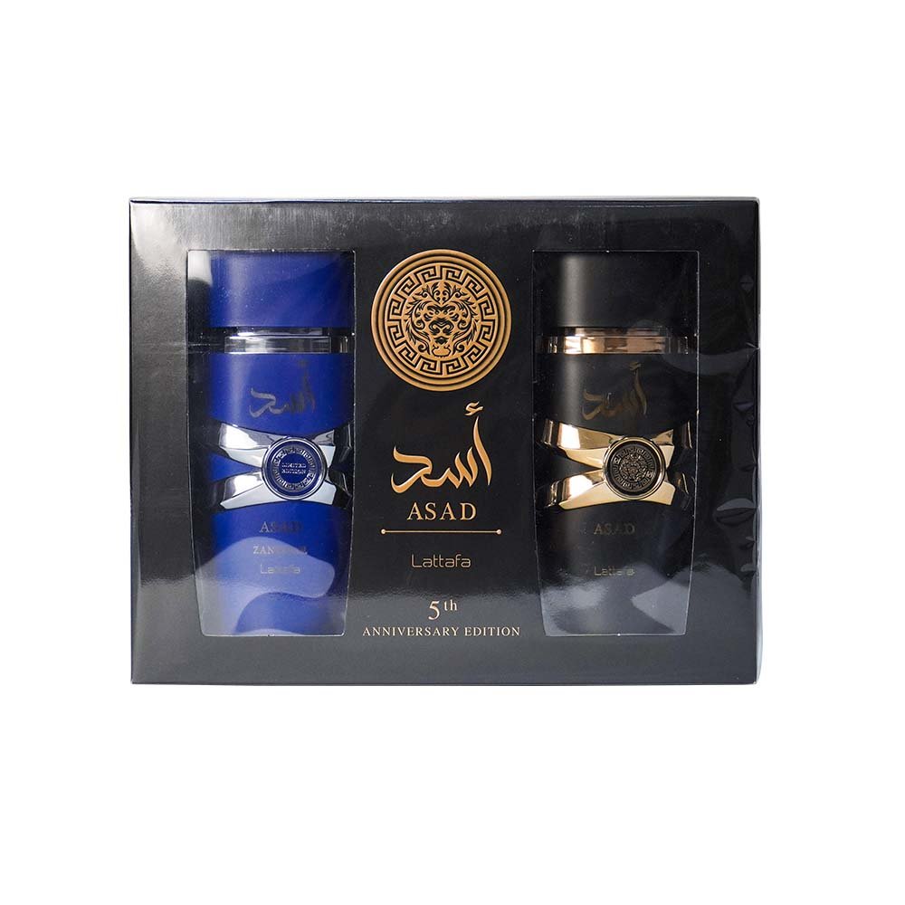 Foto do Produto Perfume LATTAFA ASAD + ZANZIBAR KIT 2PCS