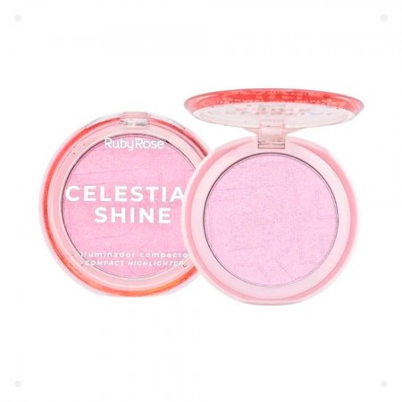 Foto do Produto Iluminador Compacto Ruby Rose Celestial Shine Radiant HBM701