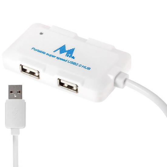 Foto do Produto Hub USB Mtek HB-8102W - 4 Portas USB