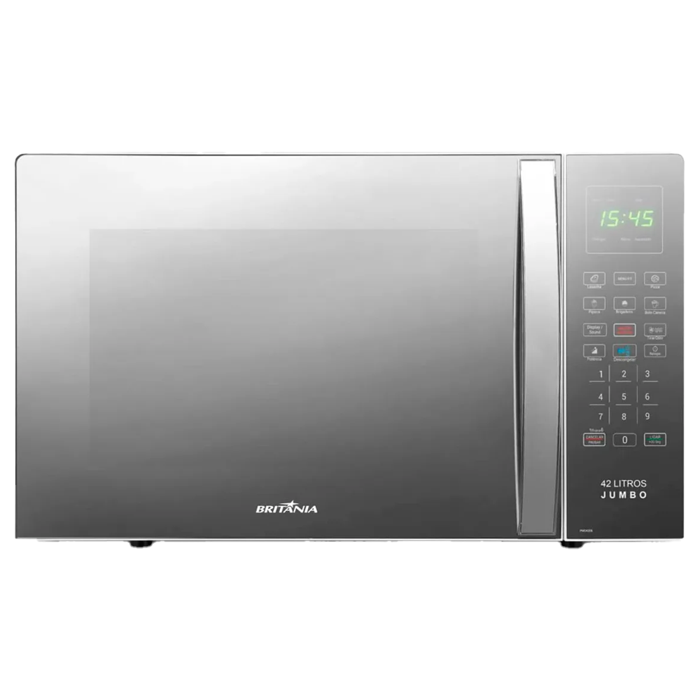Foto do Produto Forno Microondas Britânia PMO42EB - 1560W - 42L - 220V - Cinza