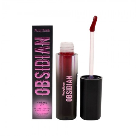 Foto do Produto Batom Liquido Ruby Rose Obsidian Creme Lip HB7100