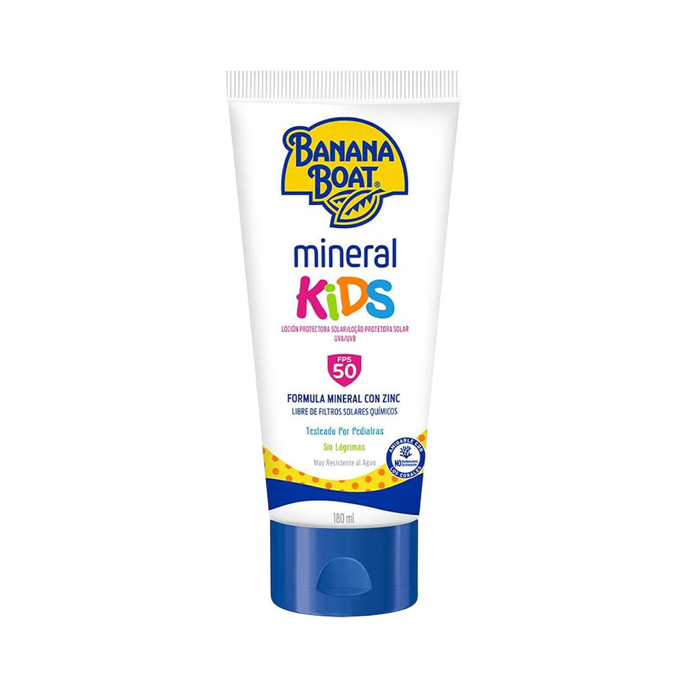 Foto do Produto PROTECTOR SOLAR BANANA BOAT MINERAL KIDS SPF50 180ML