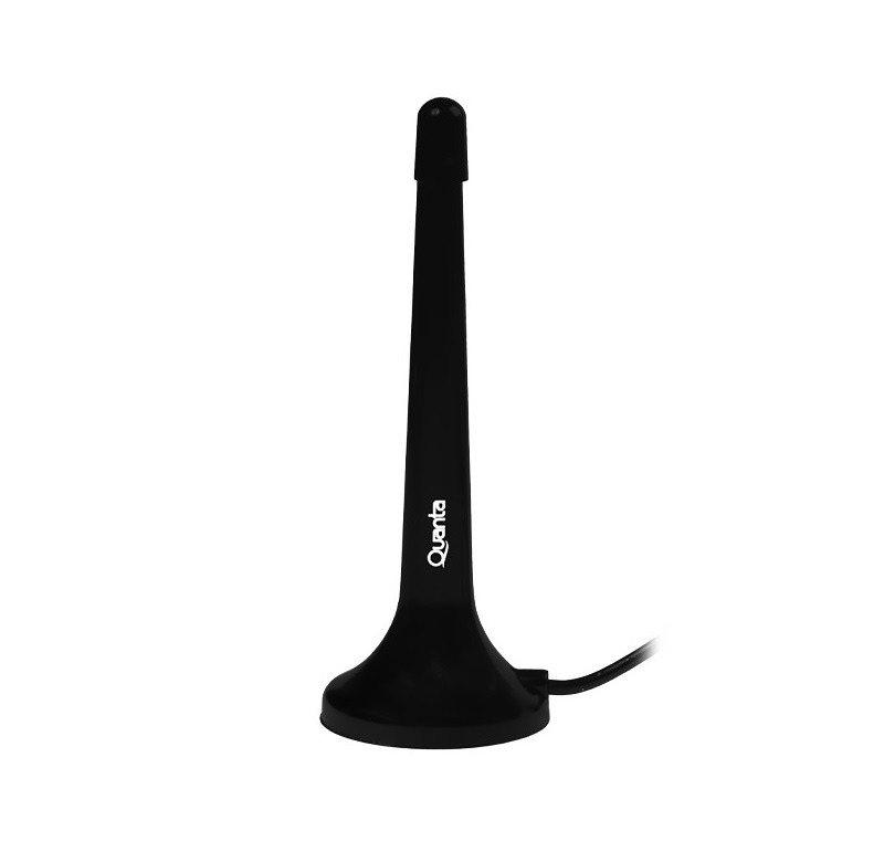 Foto do Produto Antena Interna para TV Digital Quanta QTANT0260 - Preta