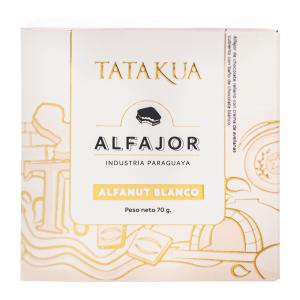 Foto do Produto Alfajor Tatakua Recheado Nutella e Cobertura de Chocolate Branco 70G