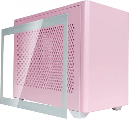 Foto do Produto GABINETE COOLER MASTER MASTERBOX NR200P ROSA