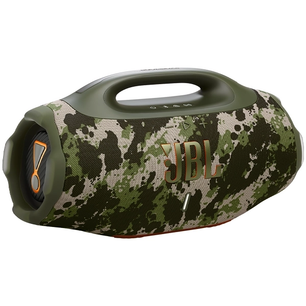 Foto do Produto Speaker JBL Boombox 4 com 210 watts RMS Bluetooth/USB-C - Camuflado