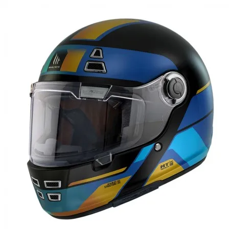 Foto do Produto MT HELMETS CASCO HELMETS JARAMA 68TH C7 AZUL MATE XXL