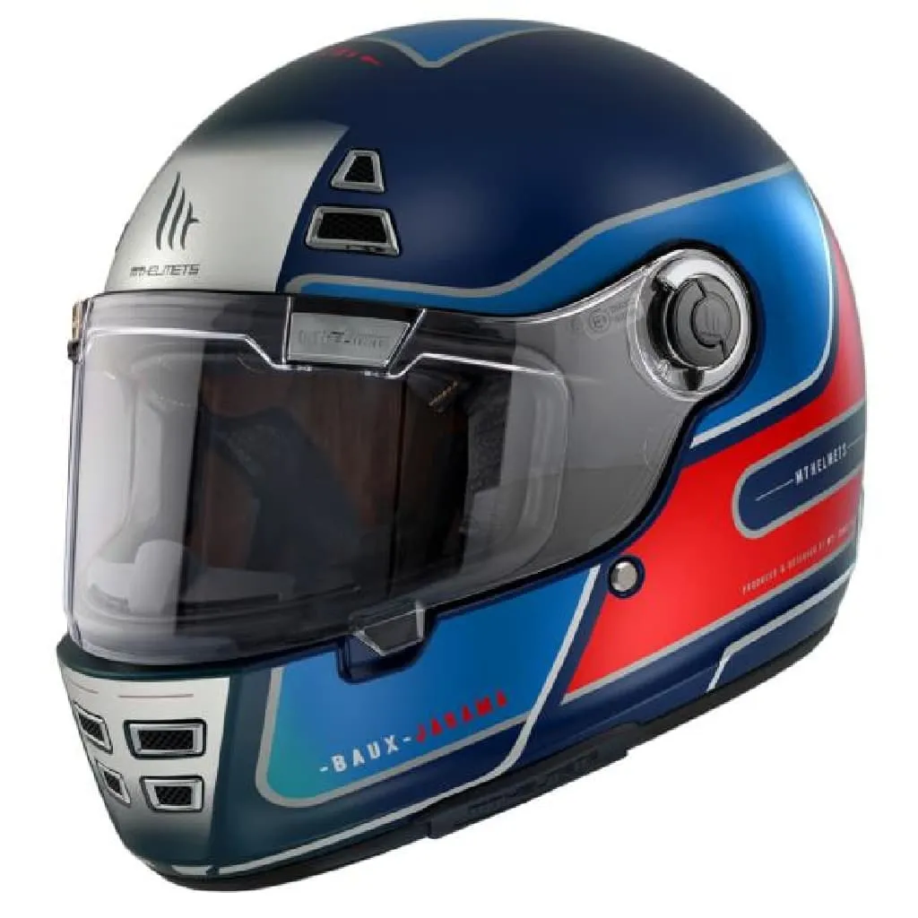 Foto do Produto MT HELMETS CASCO HELMETS JARAMA BAUX D7 AZUL MATE XXL