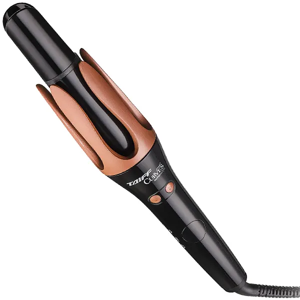 Foto do Produto Modelador de Cabelo Taiff Curves Automatic CHAM21 de 32 mm 210 °C Bivolt - Preto/Cobre