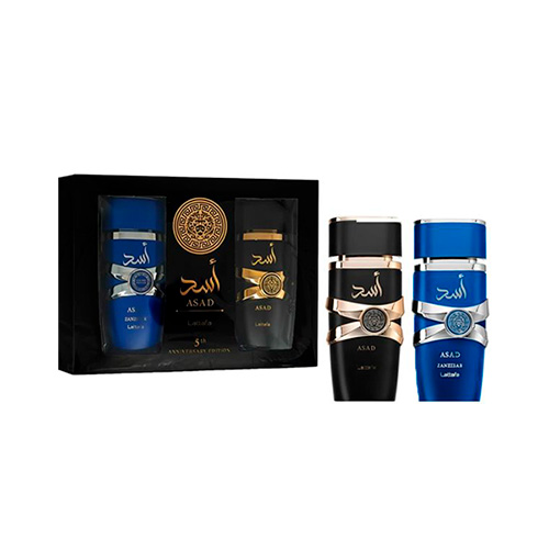Foto do Produto KIT LATTAFA ASAD 100ML+ASAD ZANZIBAR EDP 100ML 2 PIEZAS