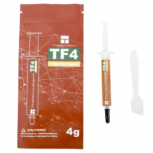 Foto do Produto Pasta Termica Thermalright TF4, 4g, 9.50w/m-K, Gray
