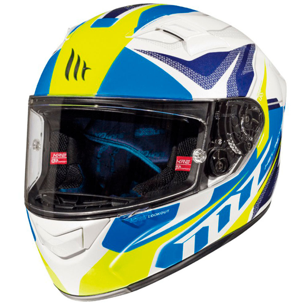 Foto do Produto Capacete MT Helmets KRE Lookout G6 - Fechado - Tamanho M - Pearl White