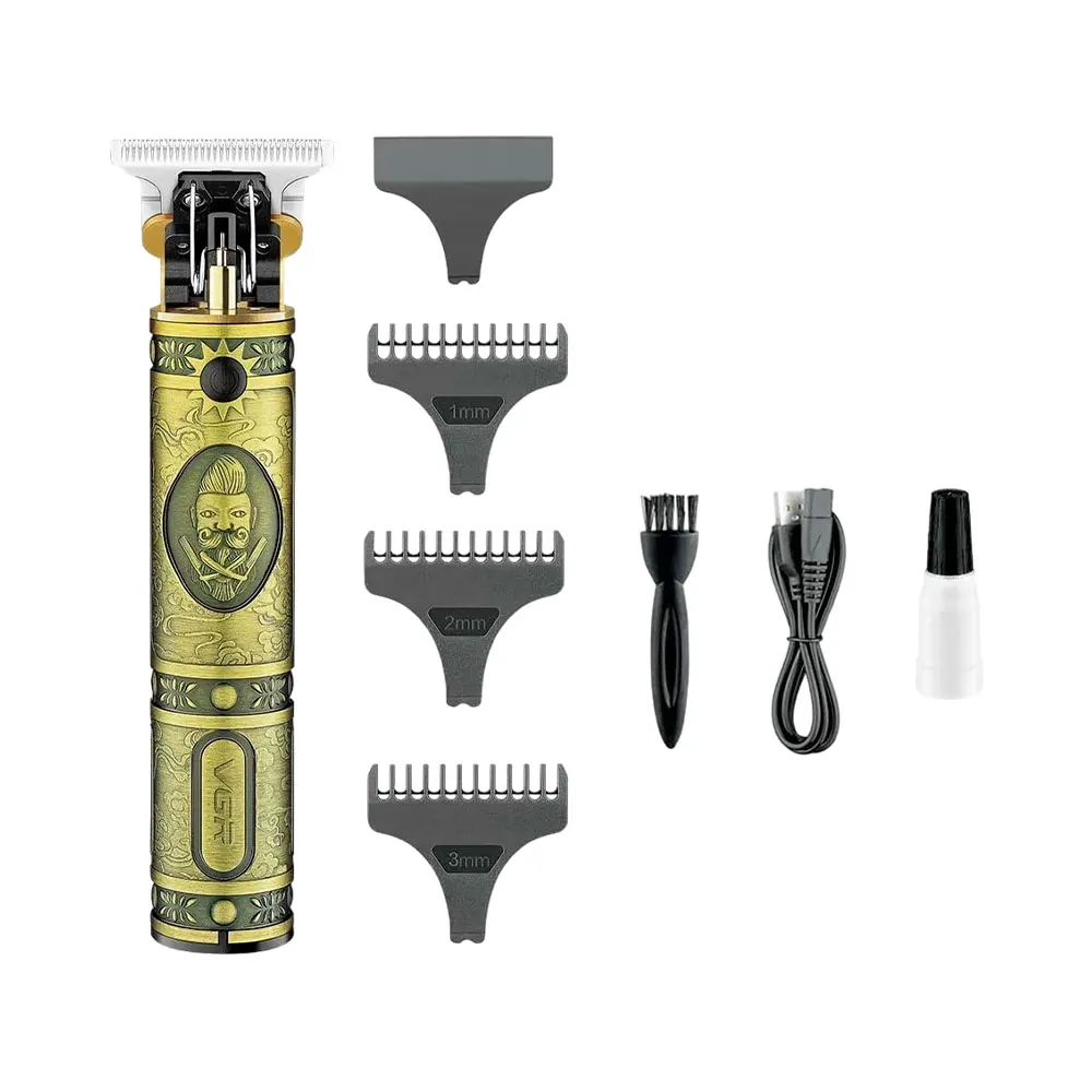 Foto do Produto VGR CORTADOR DE PELO VOYAGER V-085 USB RECARGABLE GOLD