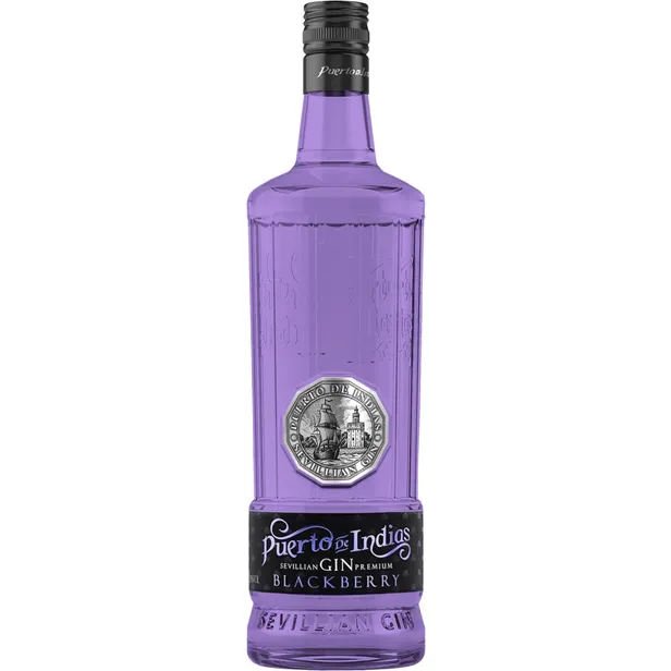 Foto do Produto PUERTO DE INDIAS GIN BLACKBERRY 1LT