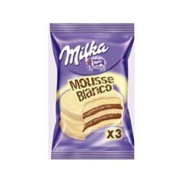 Foto do Produto ALFAJOR MILKA TRIPLE MOUSSE BLANCO 55G