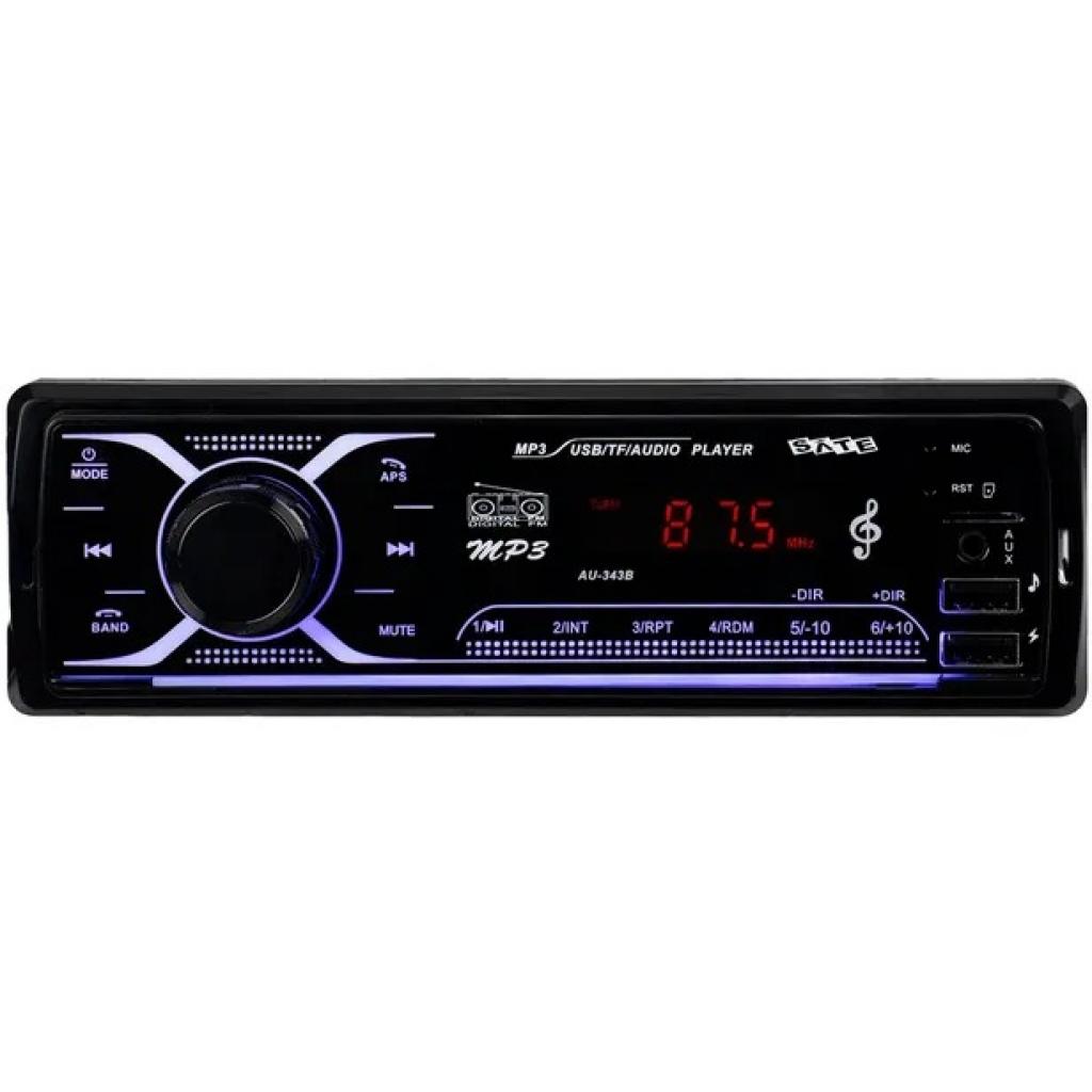 Foto do Produto Som P/Carro Satellite AU343B FM/USB/SD Bluetooth