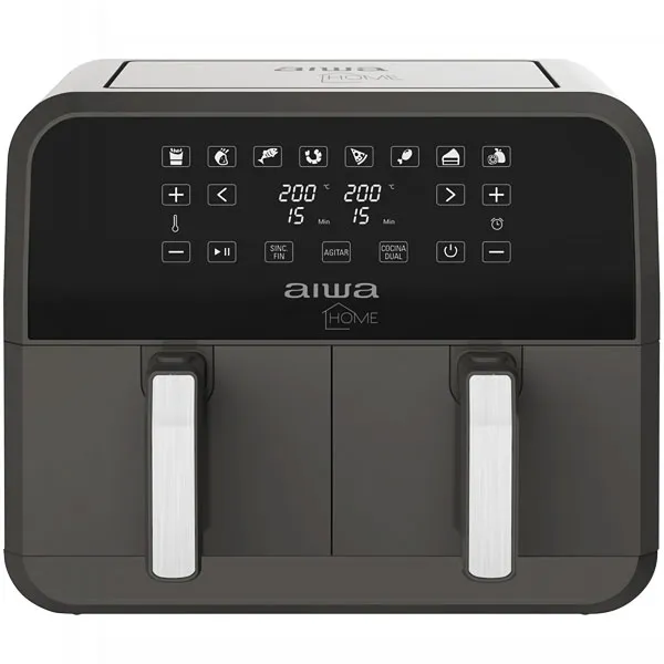 Foto do Produto Fritadeira Elétrica Aiwa Home AWFT8003 1.700 watts 8 Litros 220V ~ 50/60 Hz - Cinza/Prata